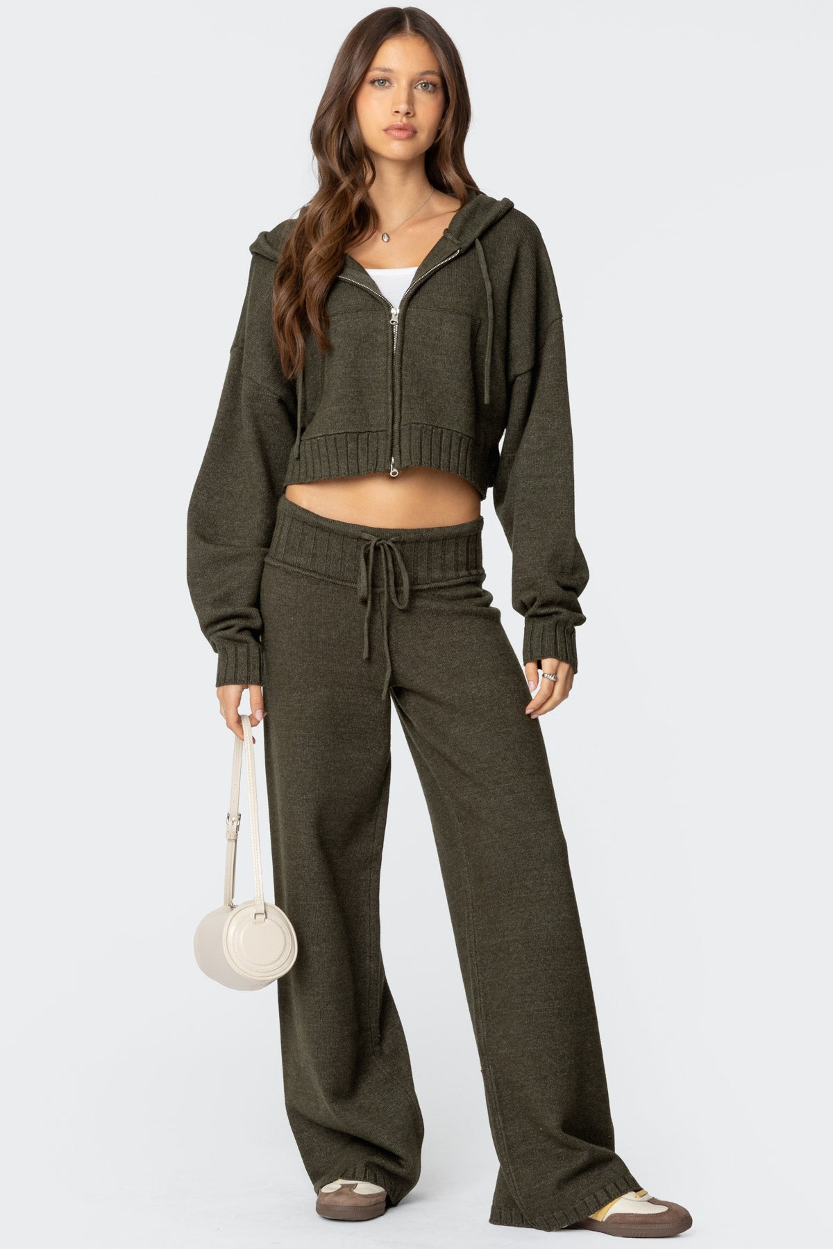 Russell Knit Hooded Cardigan - Image 2