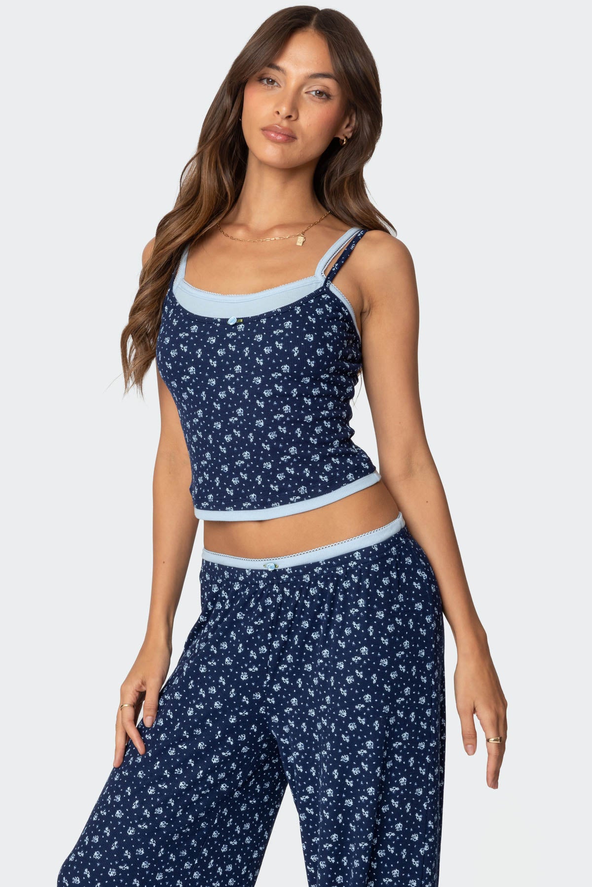 Flowerbed Layered Tank Top - Image 3