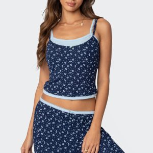 Flowerbed Layered Tank Top