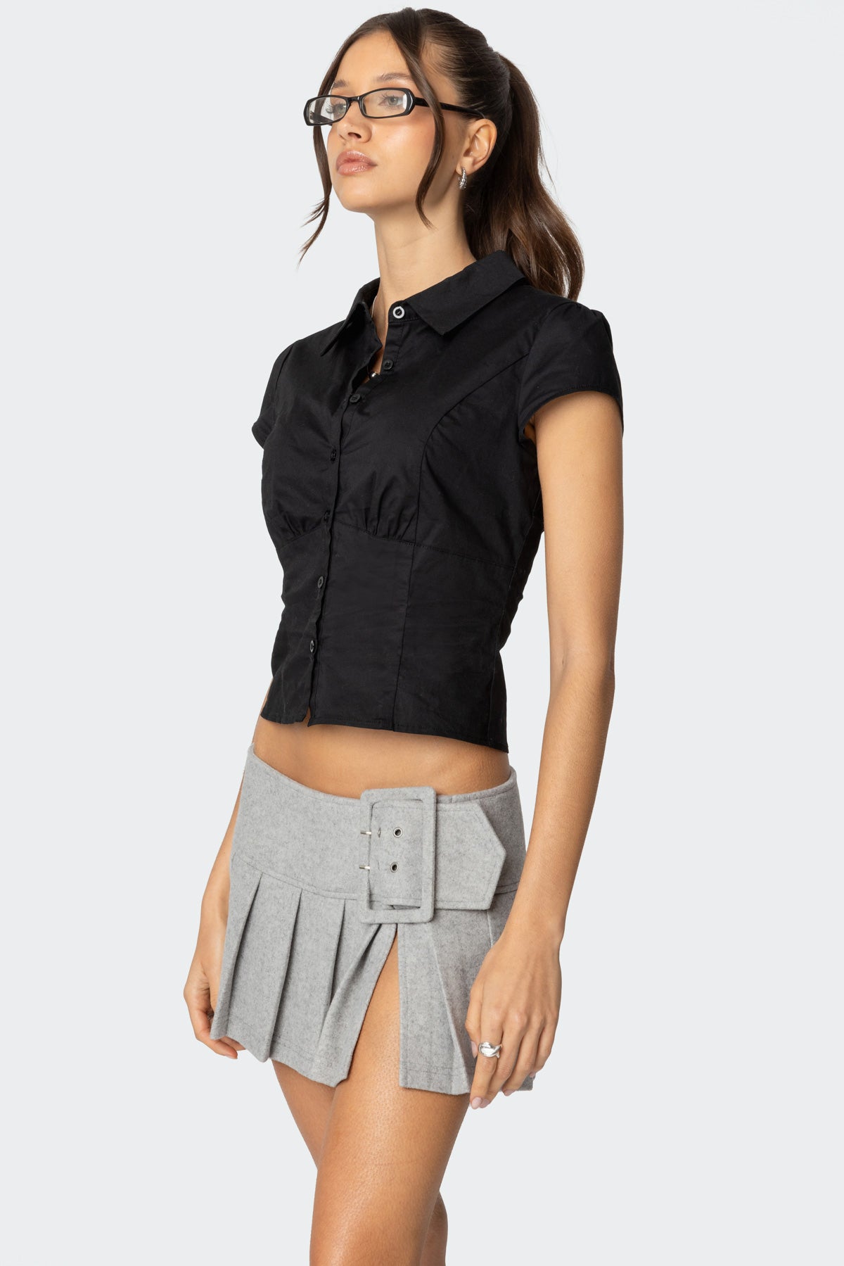 Massie Tailored Button Up Shirt - Image 3