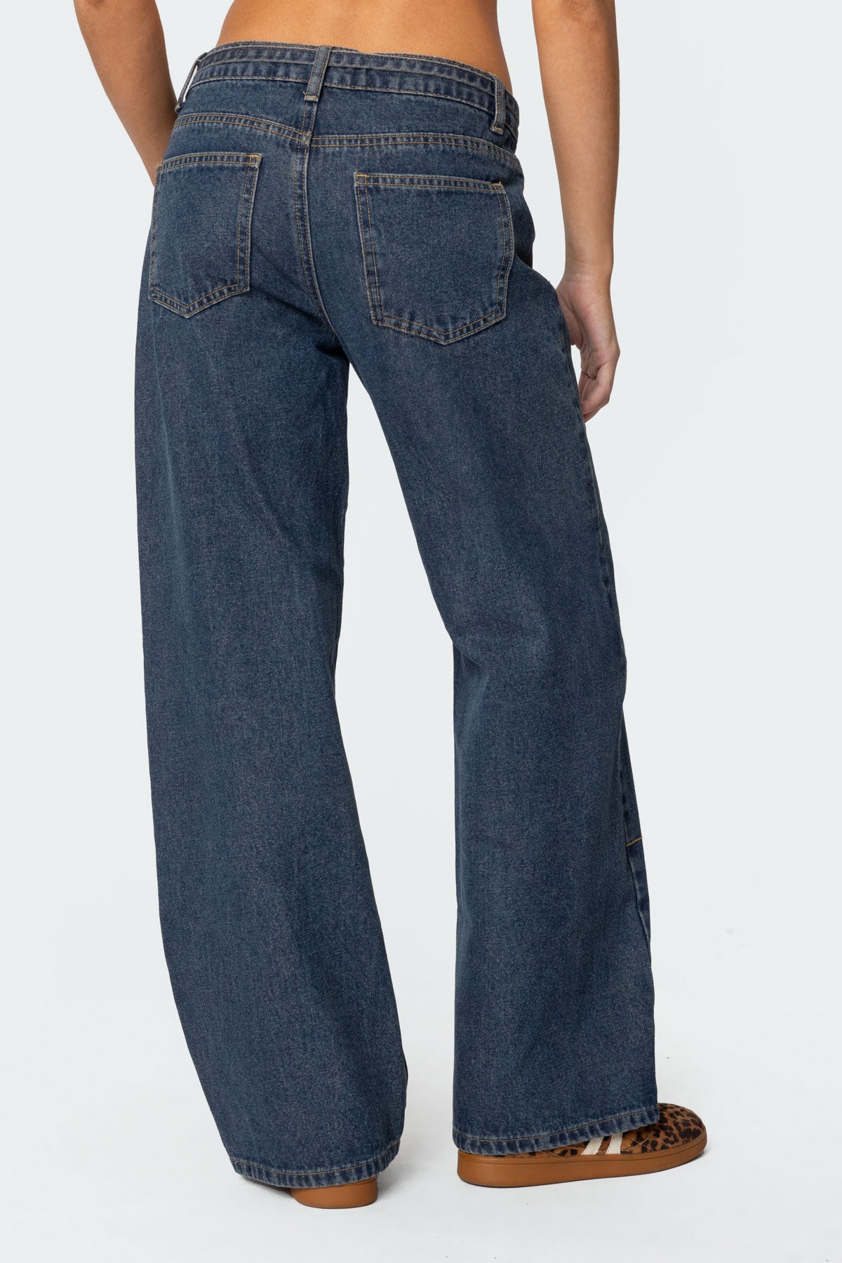 Funky Stitch Low Rise Jeans - Image 5