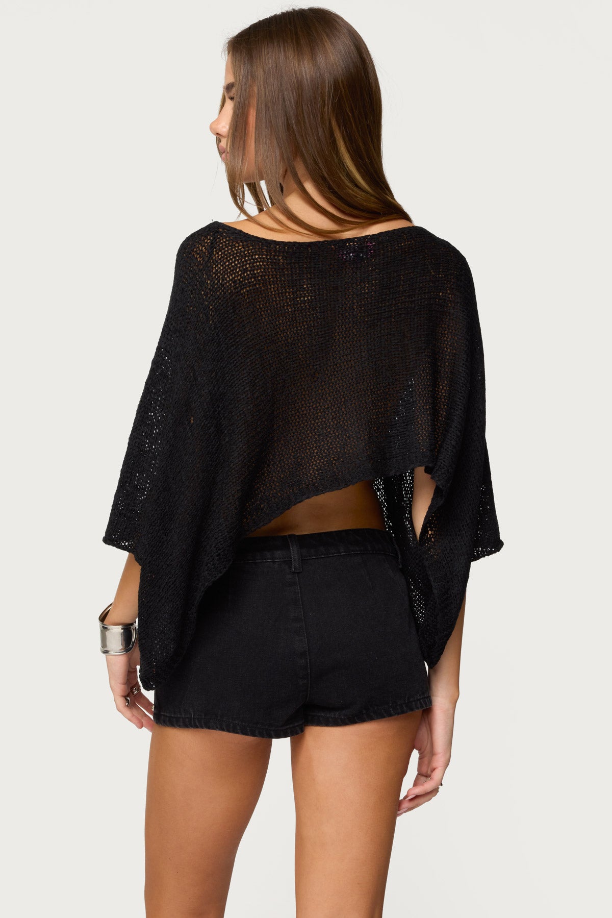 Laline Oversized Knit Crop Top - Image 4