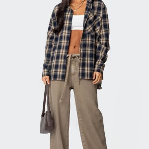 Hudson Oversized Tie Belt Jeans
