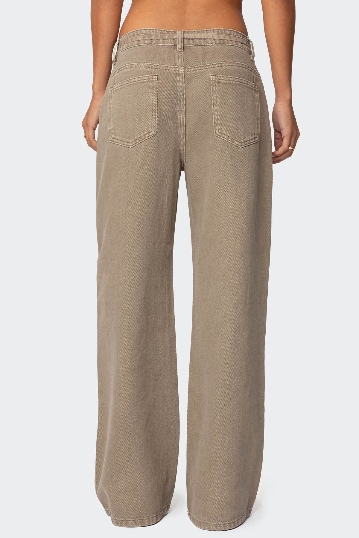 Hudson Oversized Tie Belt Jeans - Image 5