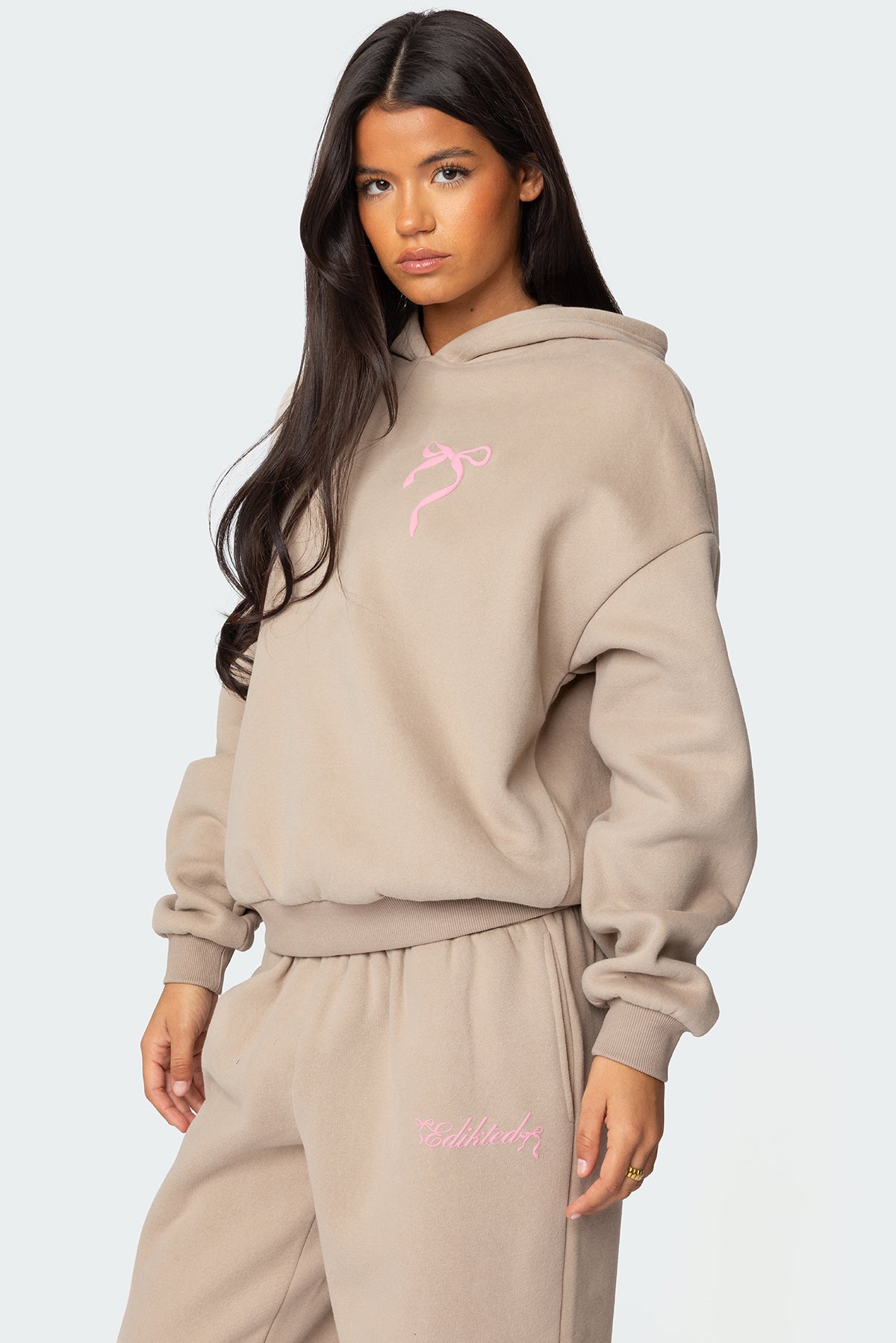 Sasha Bow Detail Hoodie - Image 4