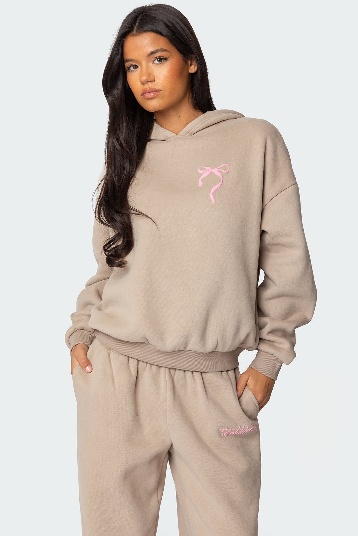 Sasha Bow Detail Hoodie - Image 5