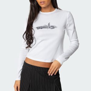 Retro Roadtrip Long Sleeve T Shirt