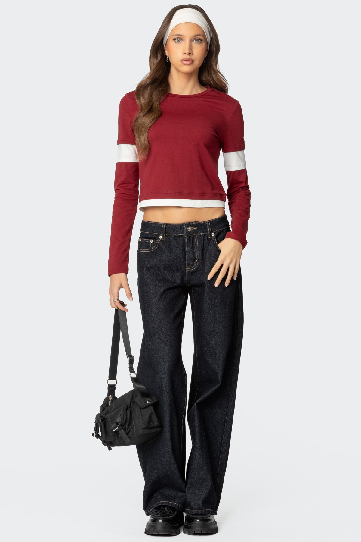 Paula Layered Long Sleeve T Shirt - Image 2