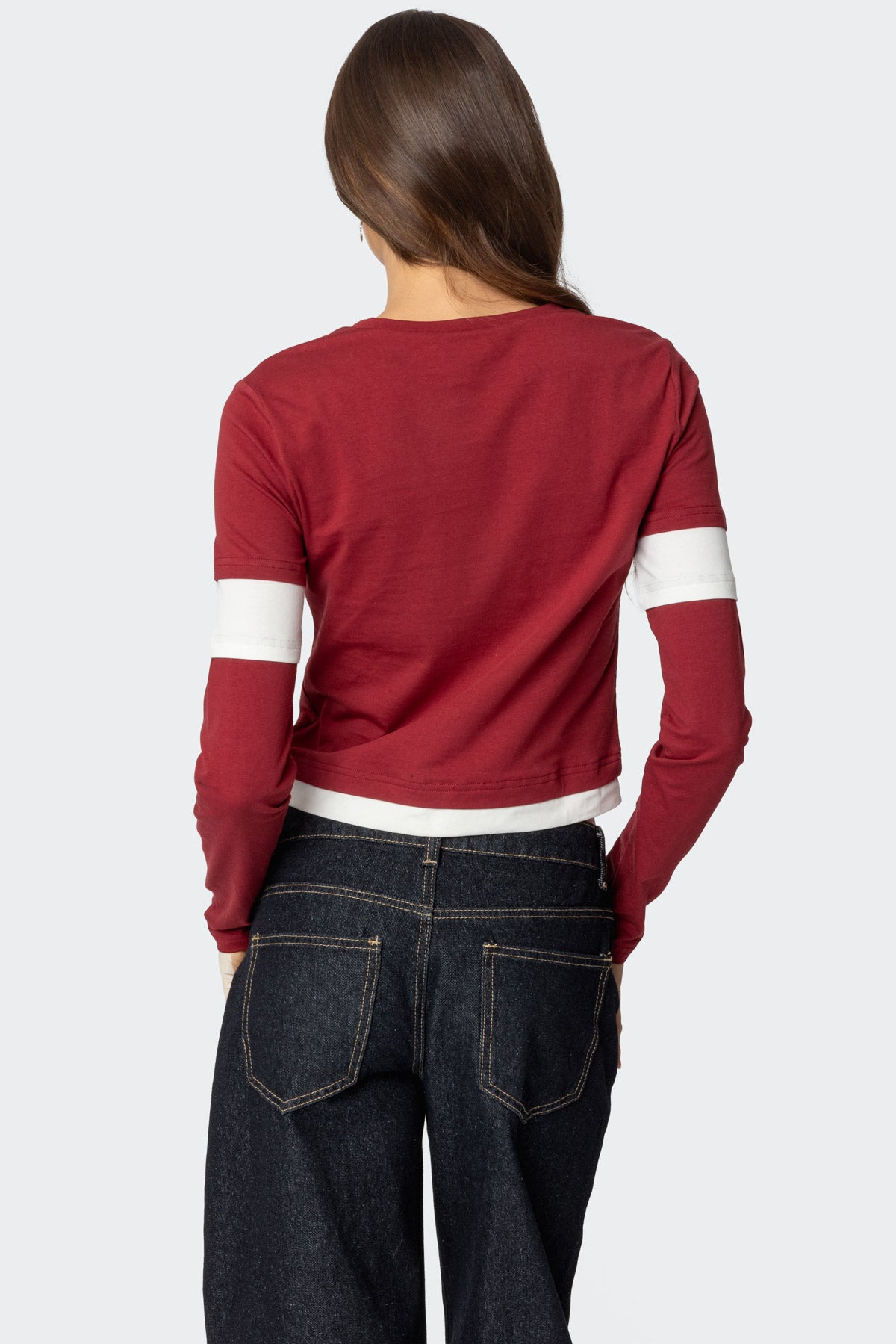 Paula Layered Long Sleeve T Shirt - Image 5