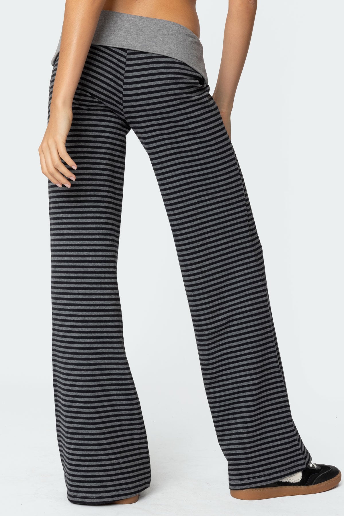 Meggy Striped Fold Over Pants - Image 5