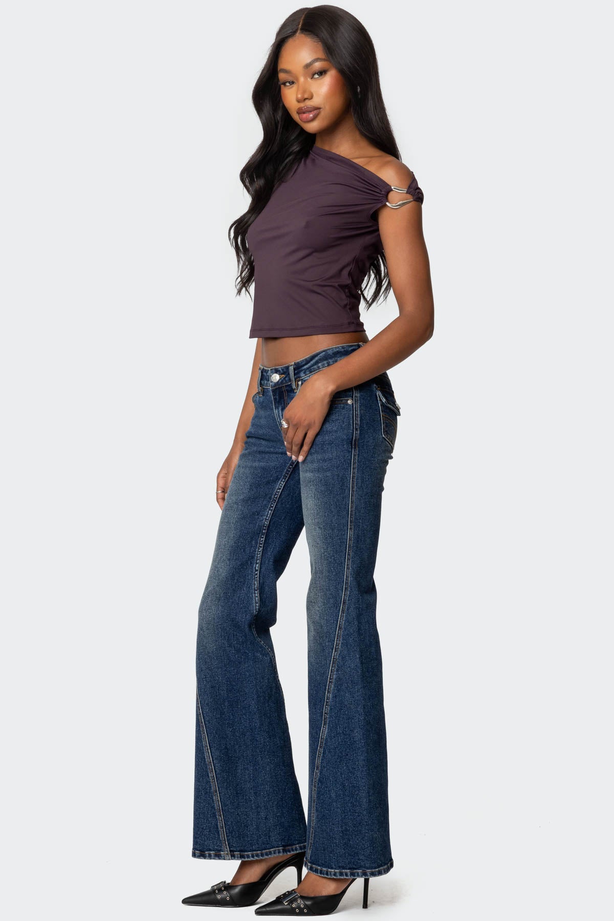 Abstract Metal Ring Asymmetric Top - Image 5