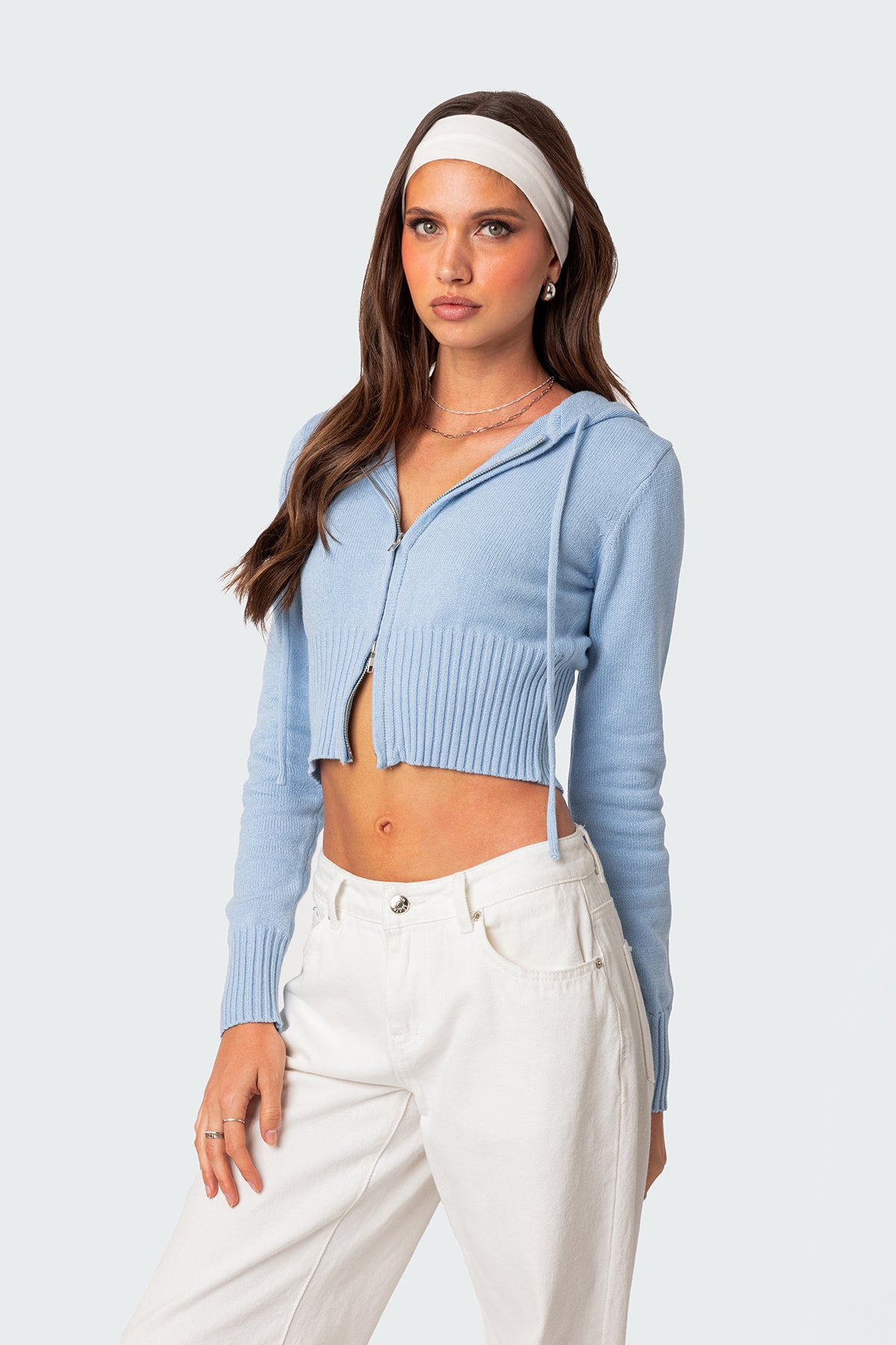 Desiree Knitted Hooded Cardigan - Image 3