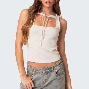 Isabetta Tie Front Top