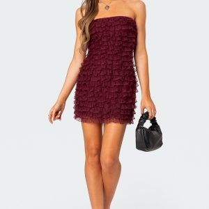 Rinna Ruffle Mini Dress