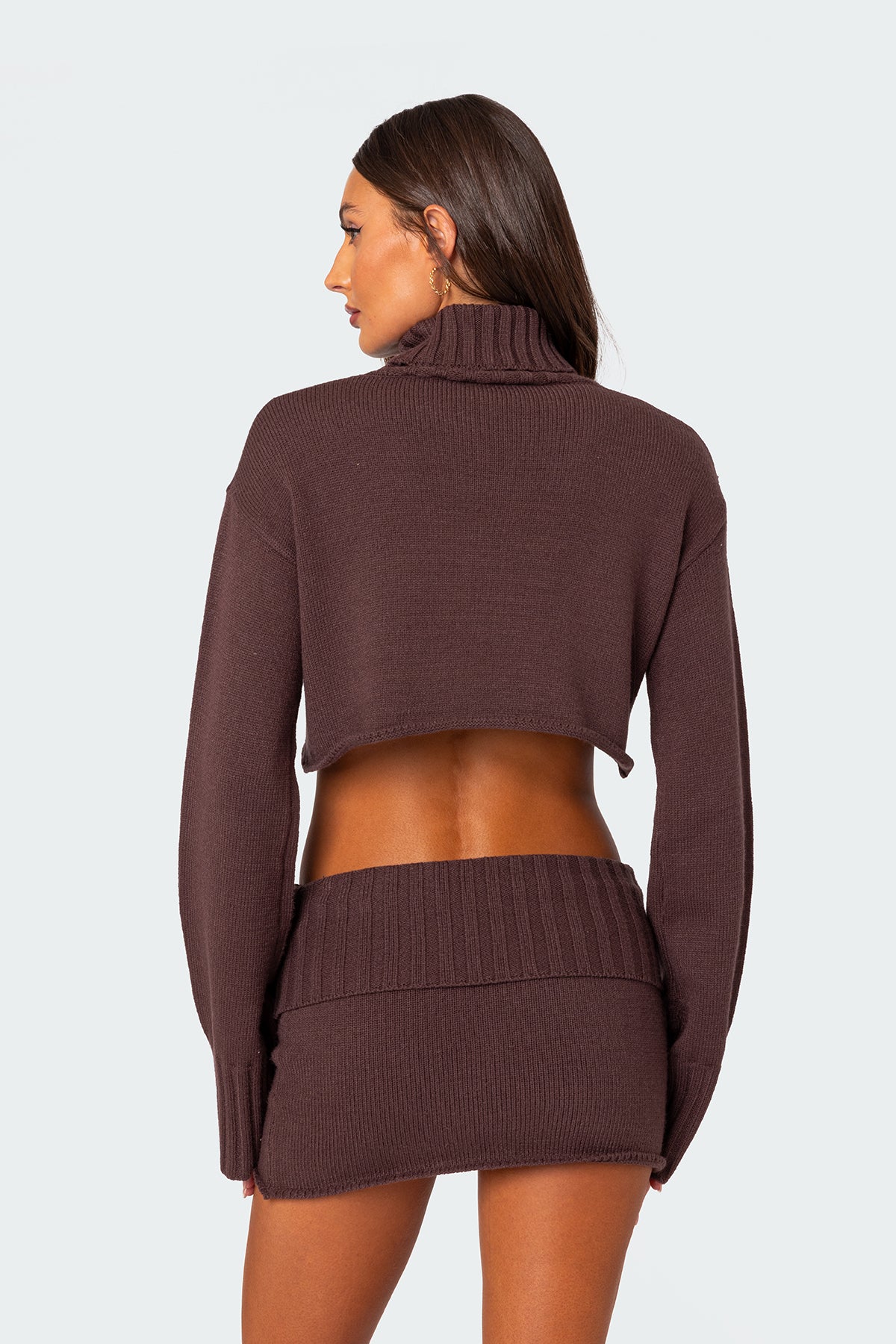 Gino Cropped Turtle Neck Sweater - Image 4