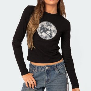 Disco Girl Long Sleeve T Shirt