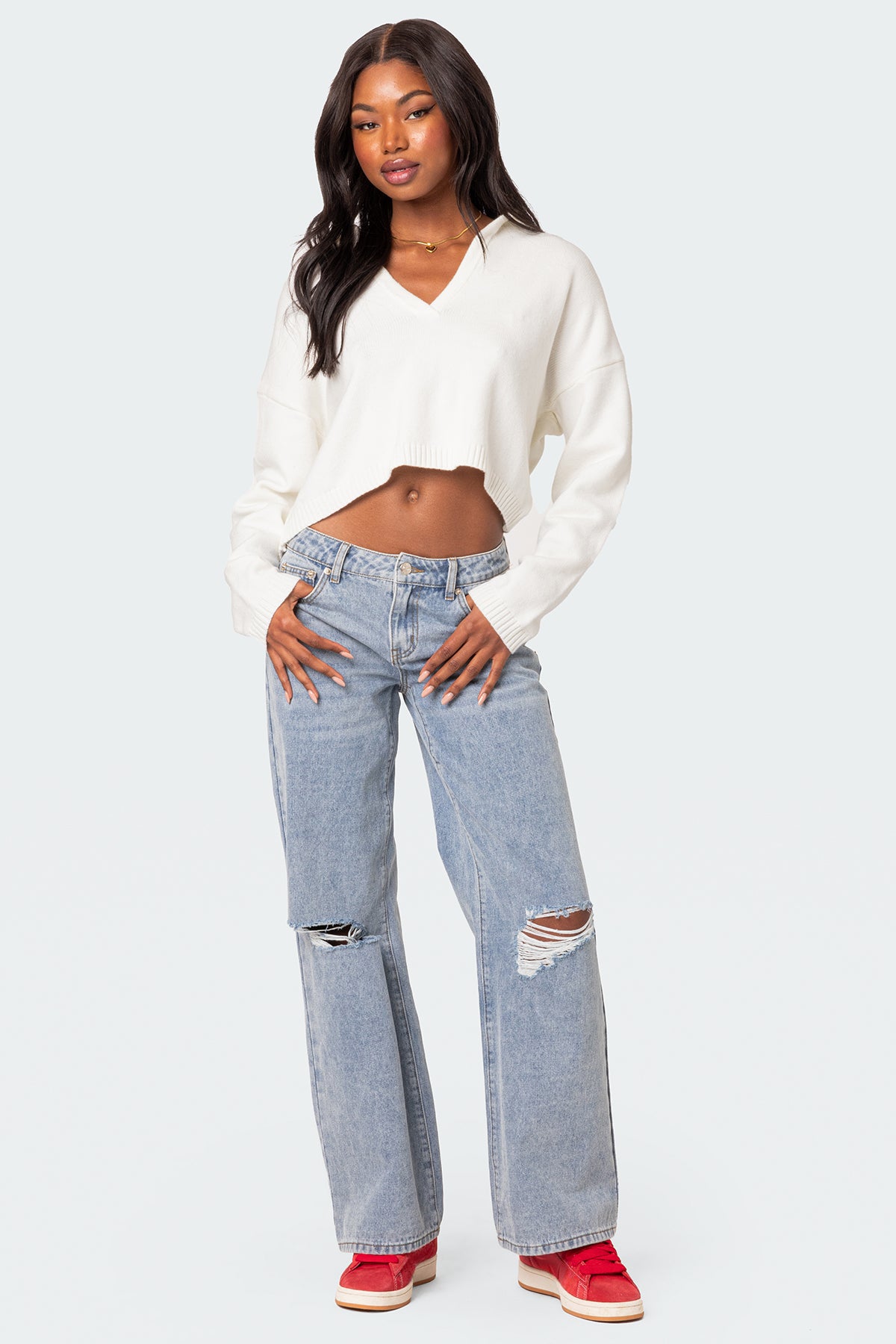 Marcie Oversize Cropped Sweater - Image 5