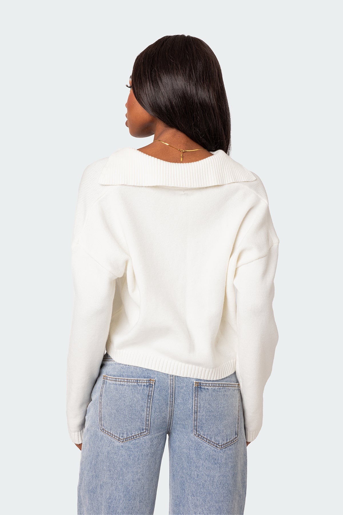 Marcie Oversize Cropped Sweater - Image 4