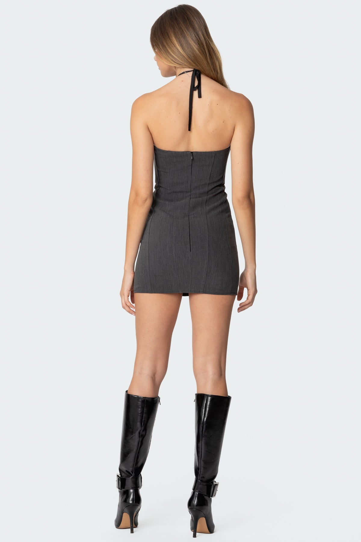 Peekaboo Lace Bra Mini Dress - Image 4