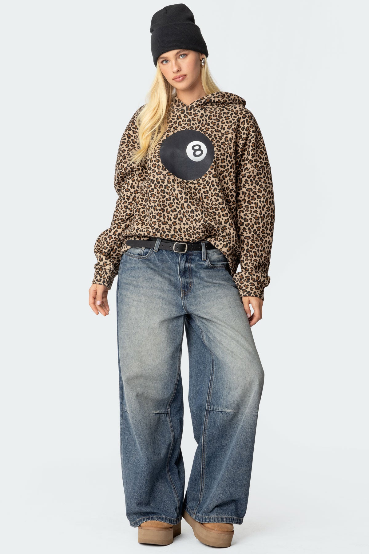Leopard Magic 8 Oversized Hoodie - Image 5