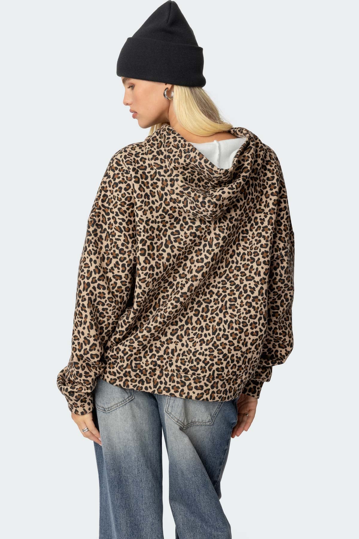 Leopard Magic 8 Oversized Hoodie - Image 4