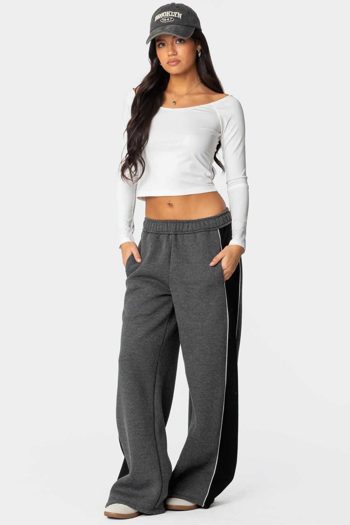 Contrast Panel Sweatpants - Image 5