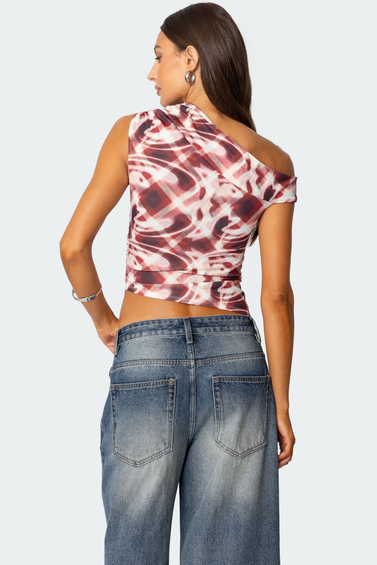 Portlyn Printed Asymmetric Top - Image 5
