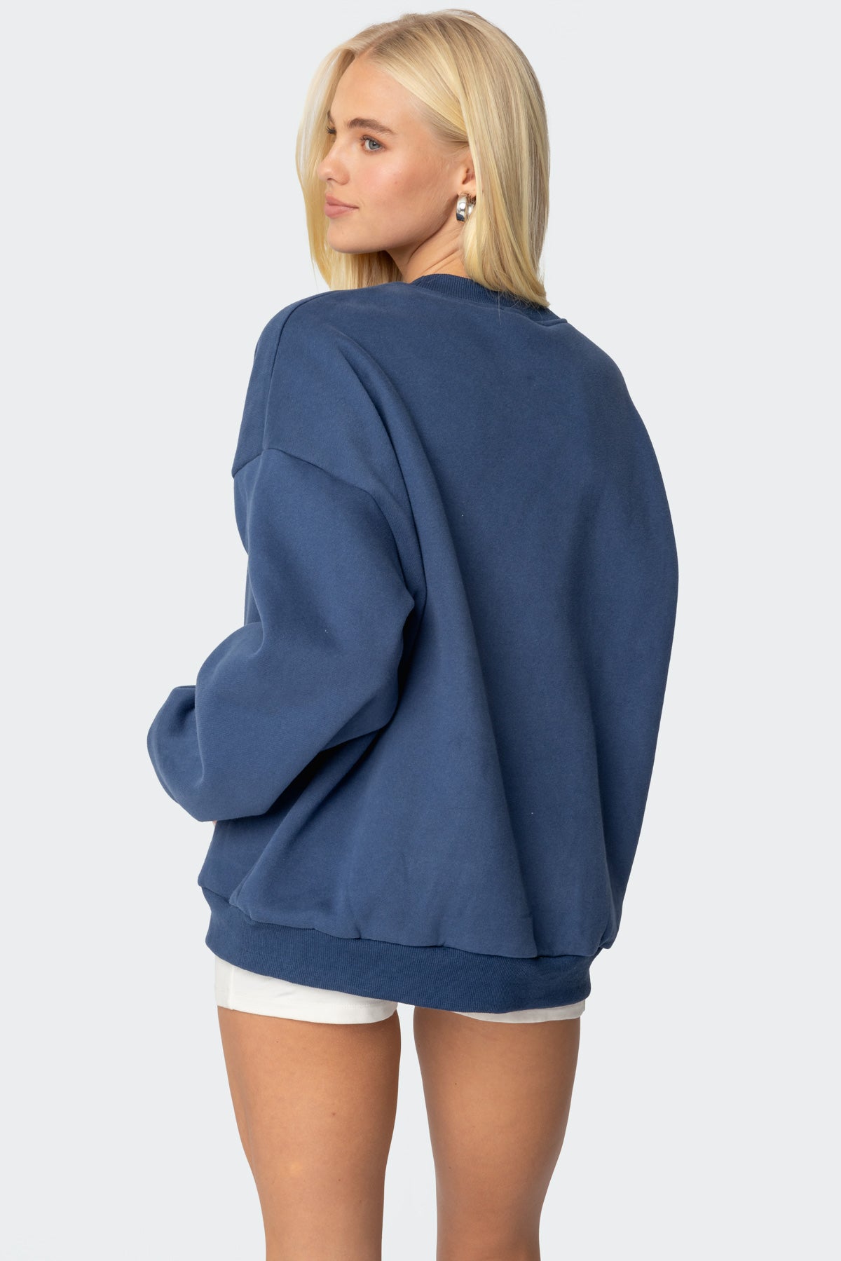 Manchester Embroidered Oversized Sweatshirt - Image 4