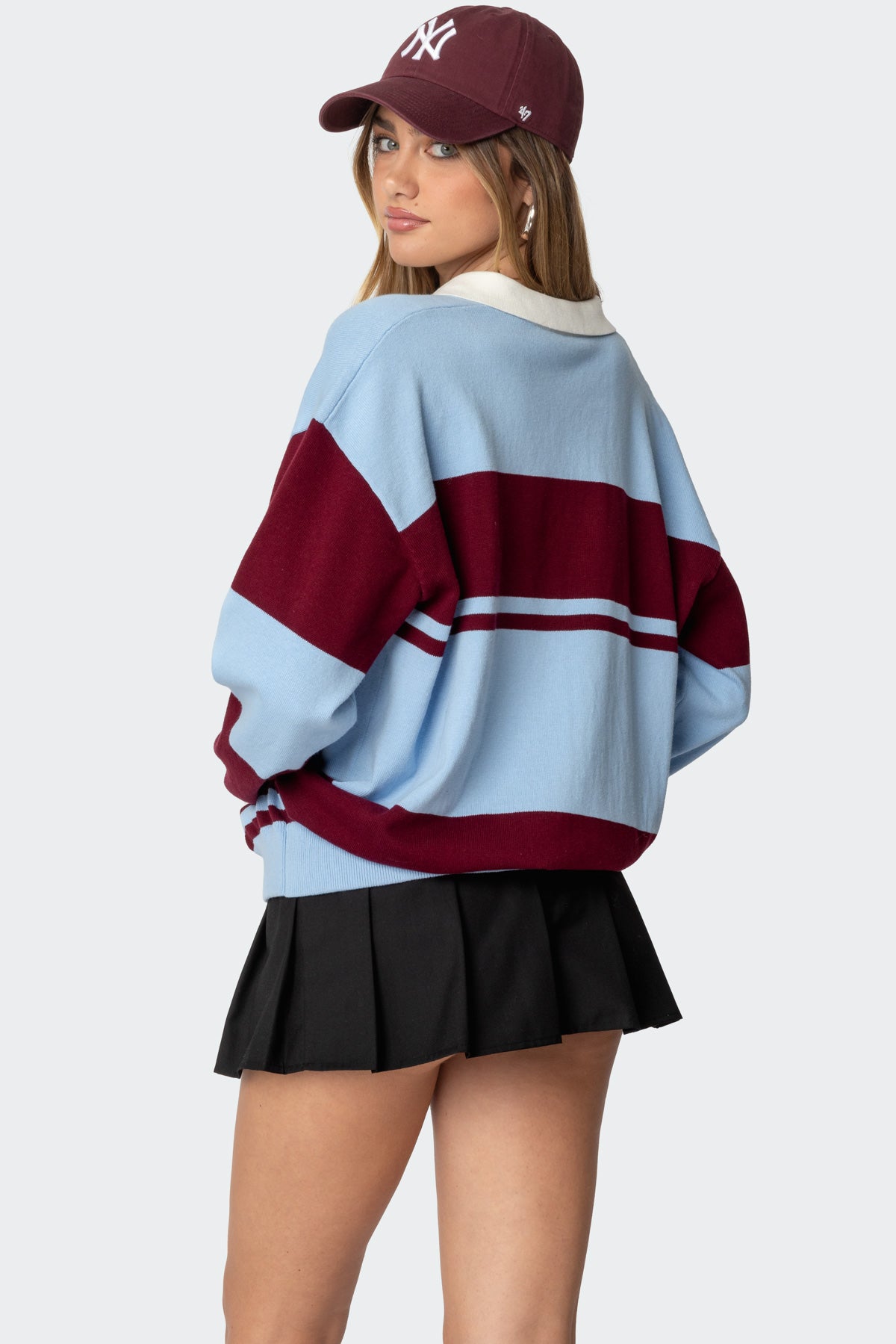 Kian Striped Polo Sweater - Image 5