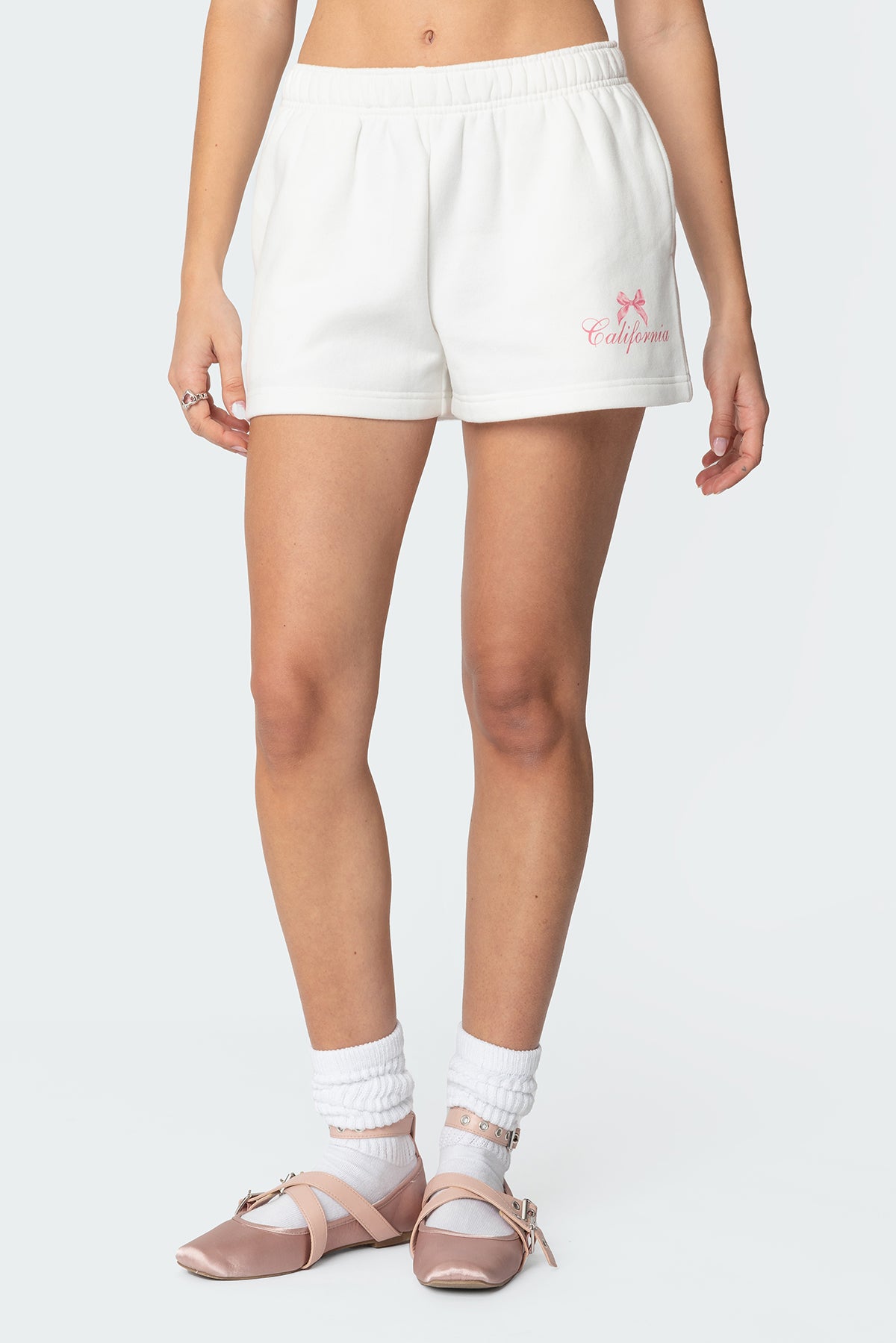 Cali Bow Sweat Shorts - Image 3