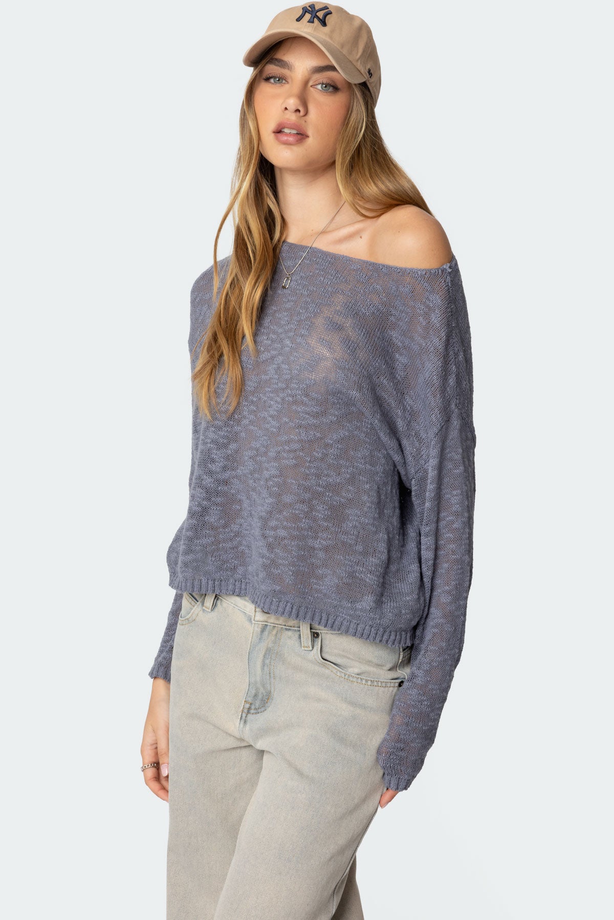 Bri Oversized Boat Neck Sweater - Image 3