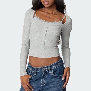 Josi Layered Ribbed Top