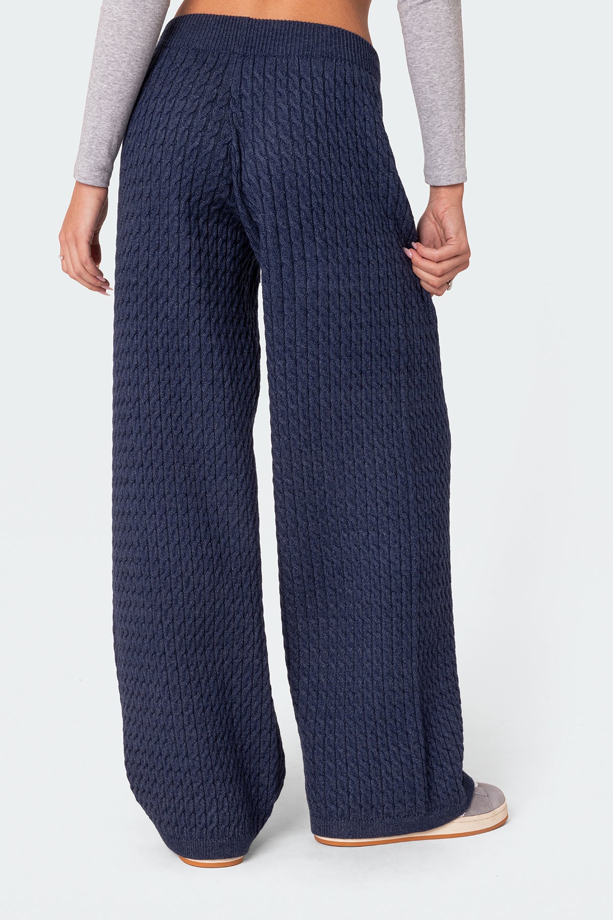 Portia Relaxed Cable Knit Pants - Image 4