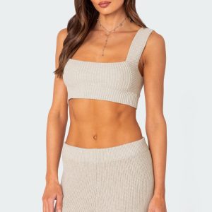 Sunday Knit Bra Top