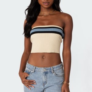 Cyprus Knit Tube Top