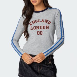 UK Contrast Stripe T Shirt