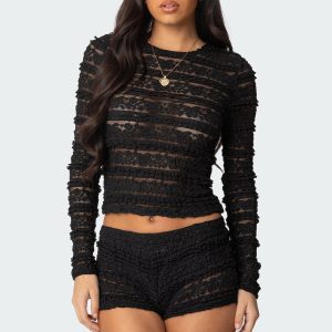 Maisley Sheer Lace Top