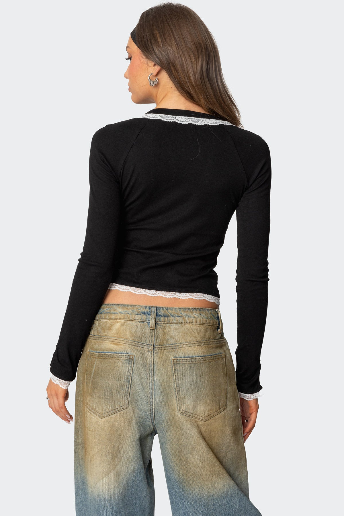 Edith Lacey Ribbed Top - Image 5