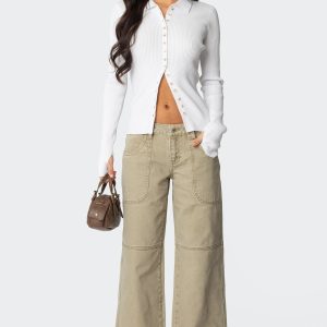 Morgan Low Rise Carpenter Jeans