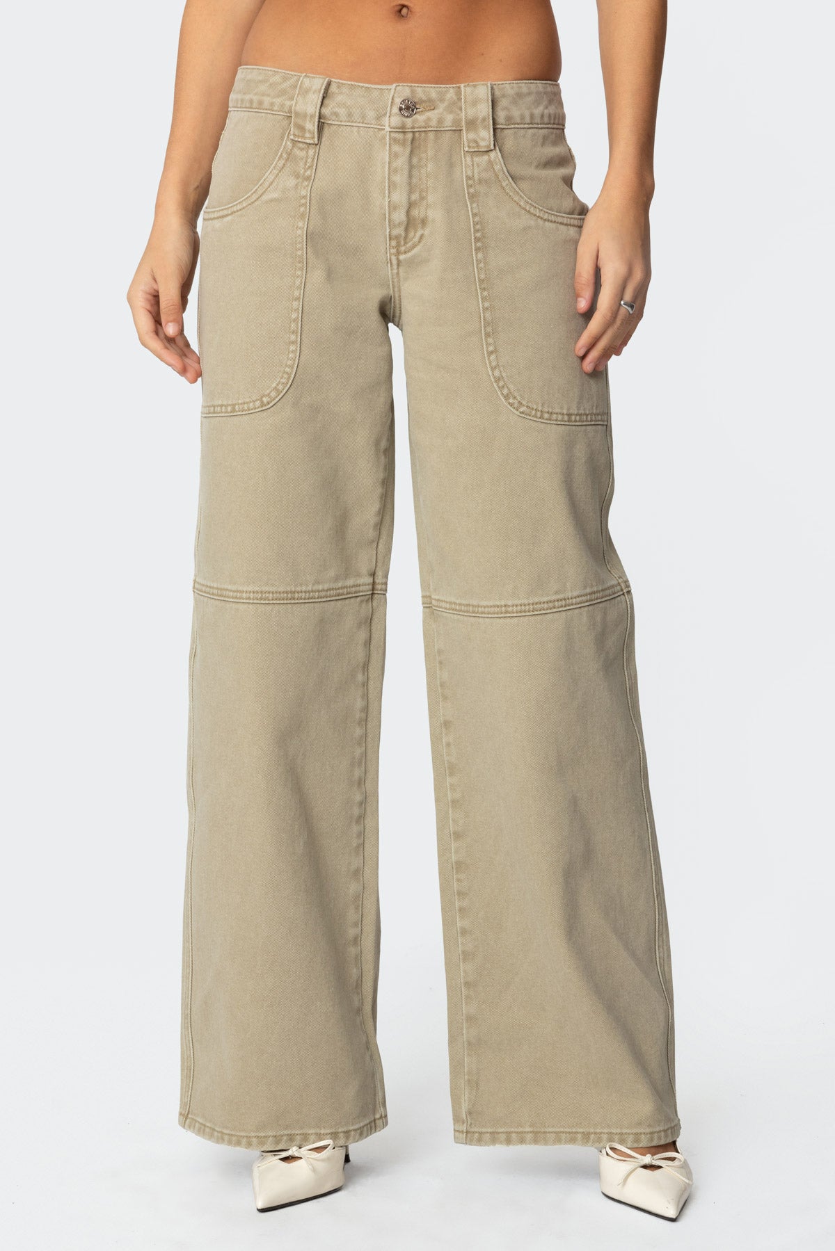 Morgan Low Rise Carpenter Jeans - Image 2