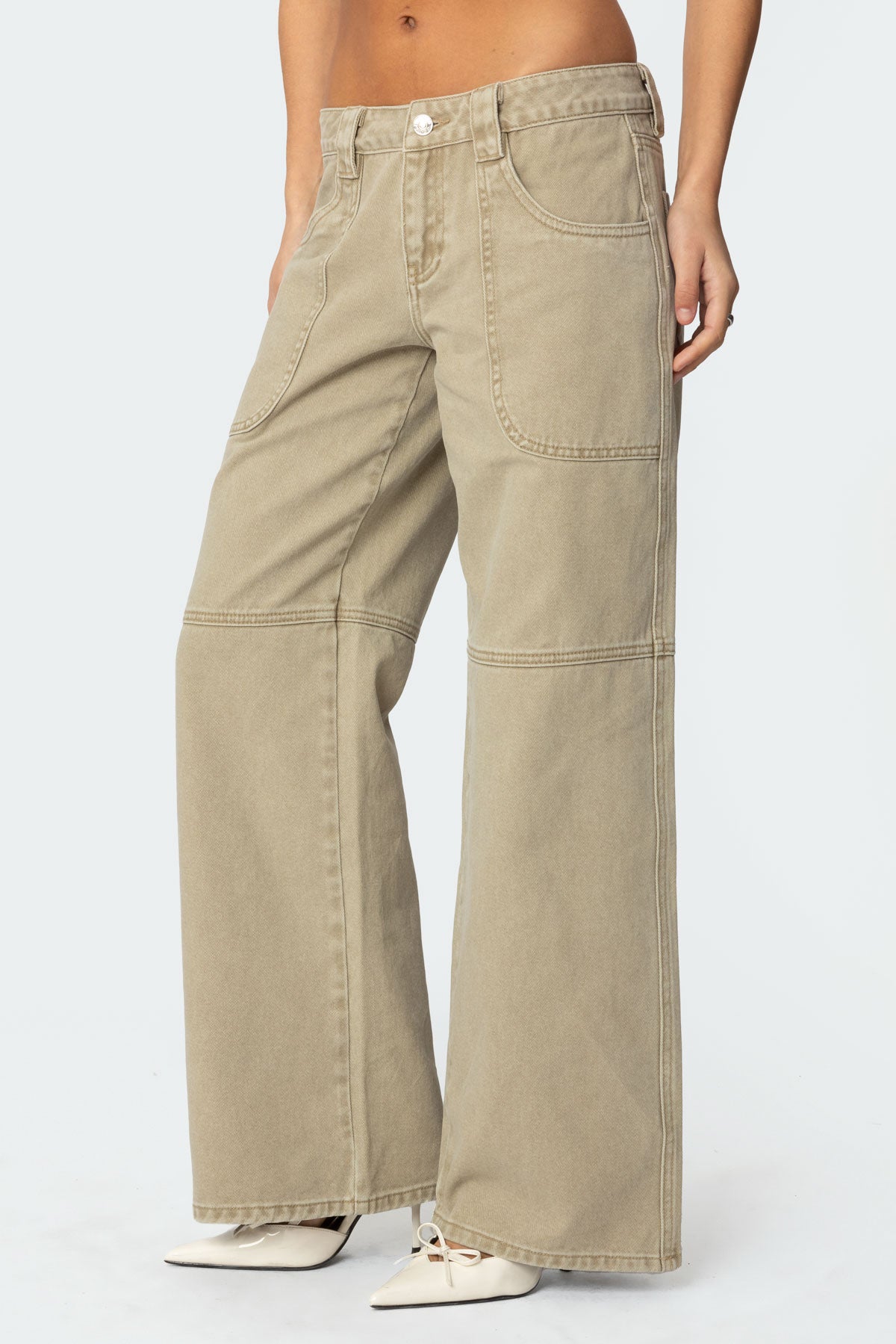 Morgan Low Rise Carpenter Jeans - Image 4