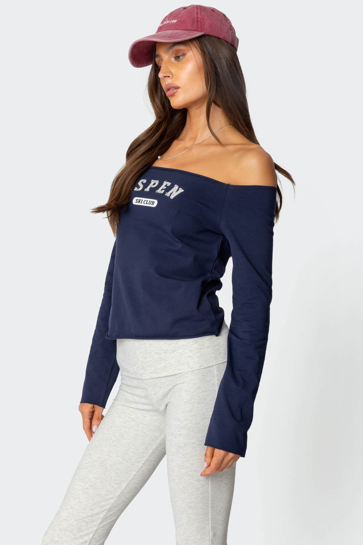 Aspen Ski Club Off Shoulder Top - Image 4
