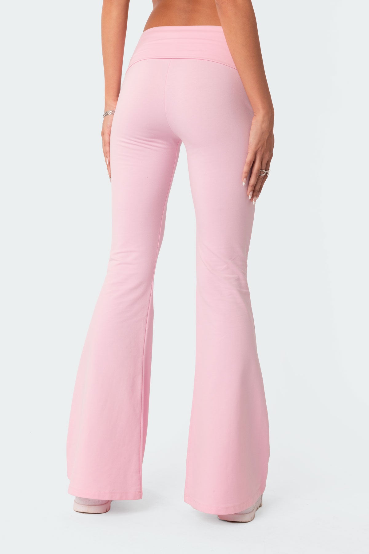 Naomi Fold Over Flared Leggings - Image 4