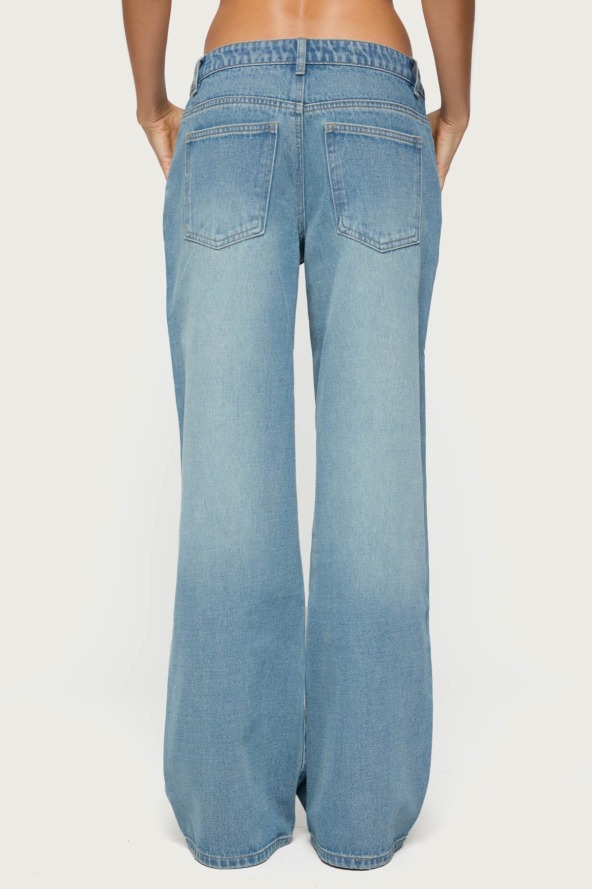 Raelynn Washed Low Rise Jeans - Image 5