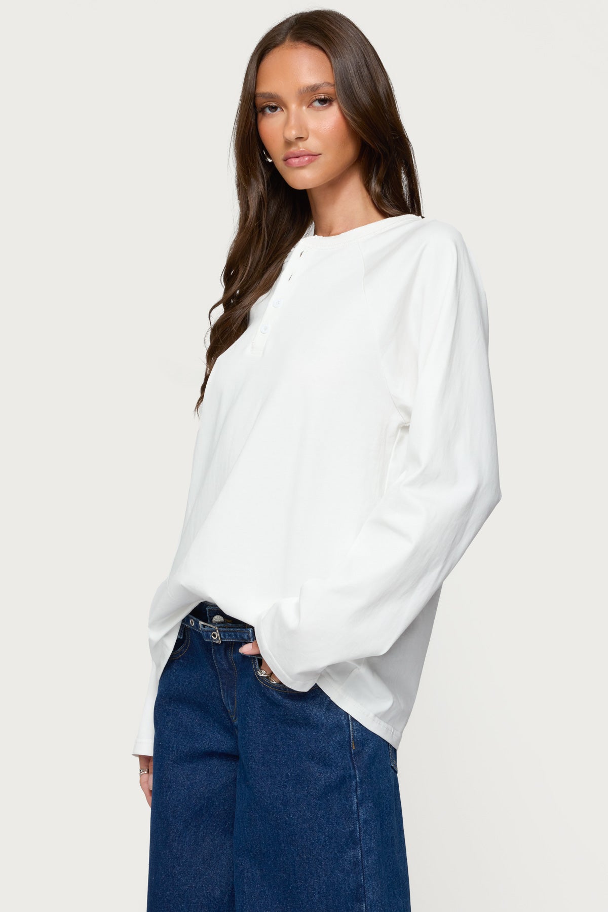 Cyrus Henley Oversized Top - Image 3