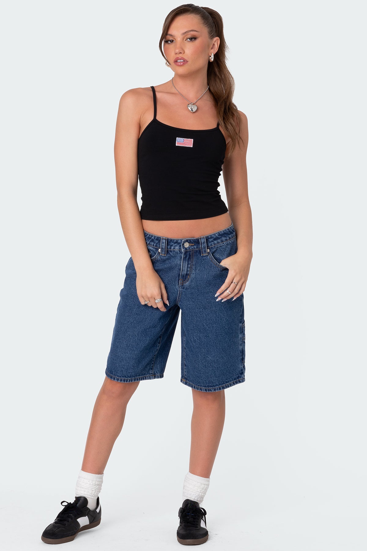 Stargirl Denim Bermuda Shorts - Image 5