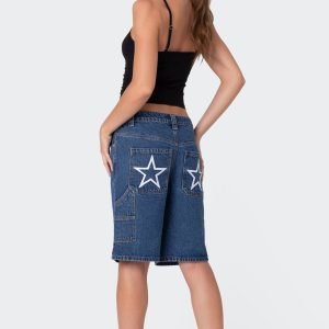 Stargirl Denim Bermuda Shorts