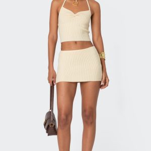 Fiona Knit Mini Skirt