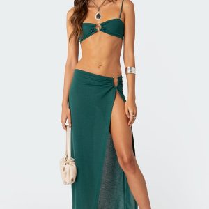 Nyssa Wrap Midi Skirt