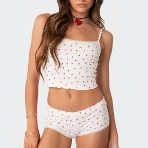 Follow Ur Heart Printed Tank Top